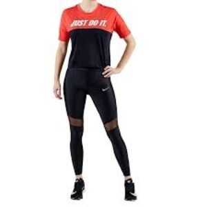 NIKE DRY FIT CROPPED TAILWIND TOP SIZE S